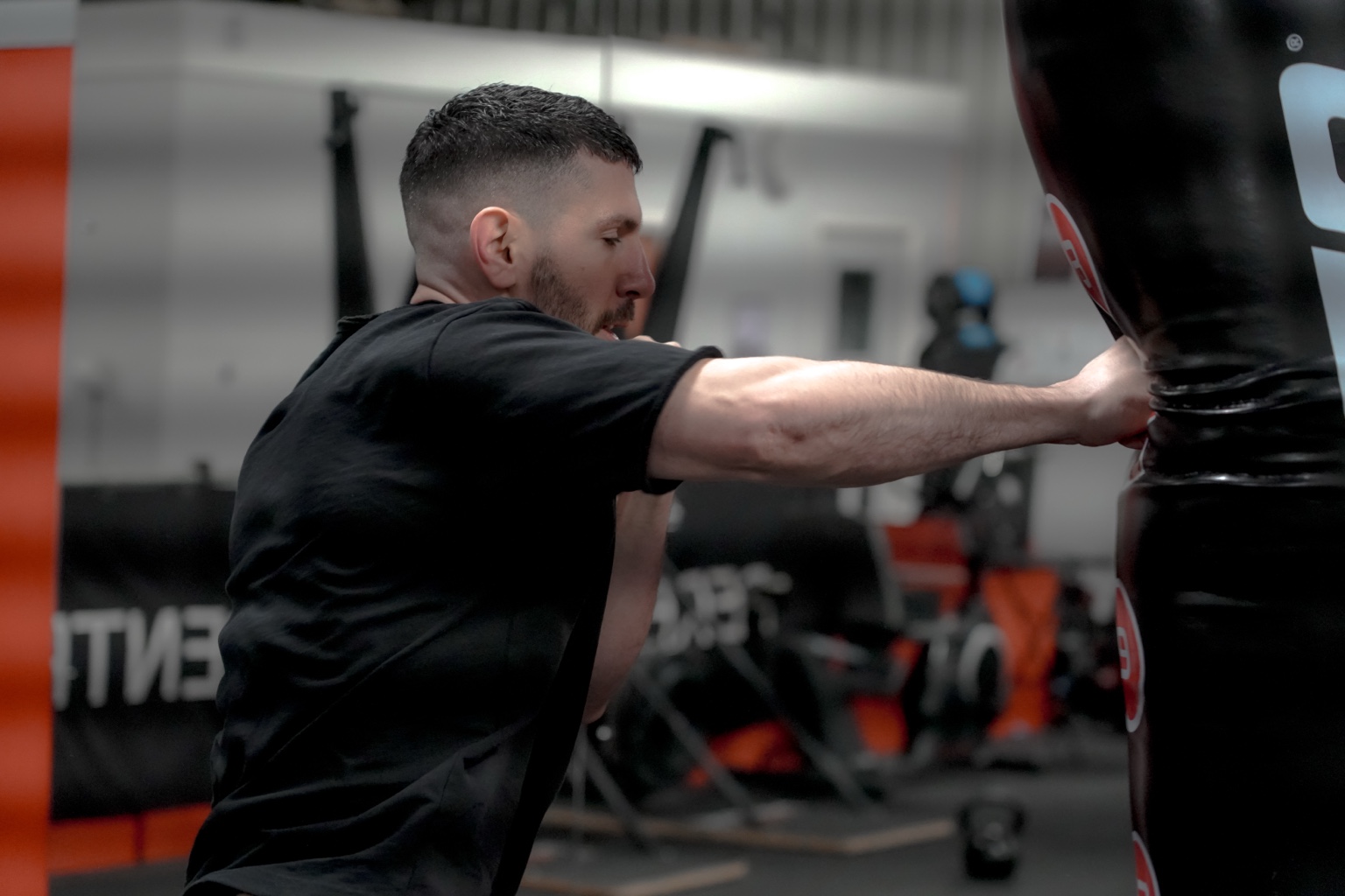 Alexandros training in the gym