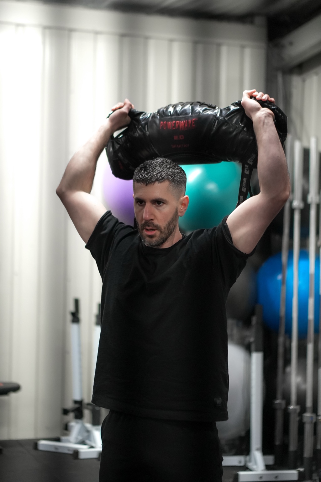 Alexandros training in the gym