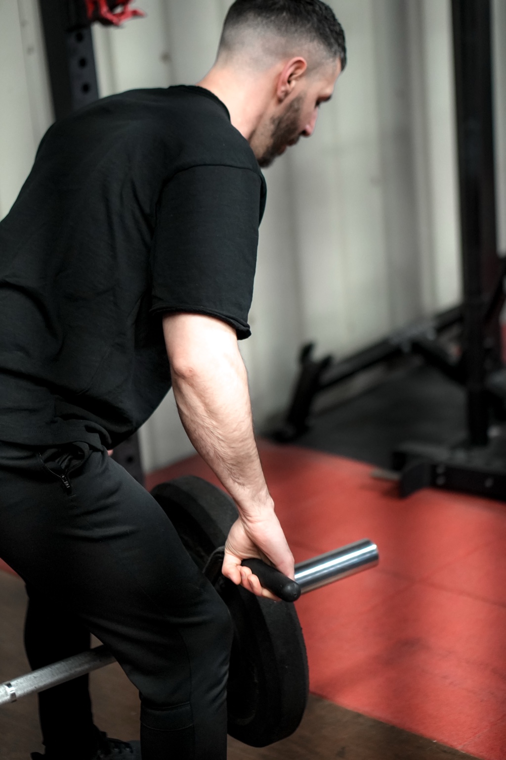 Alexandros training in the gym