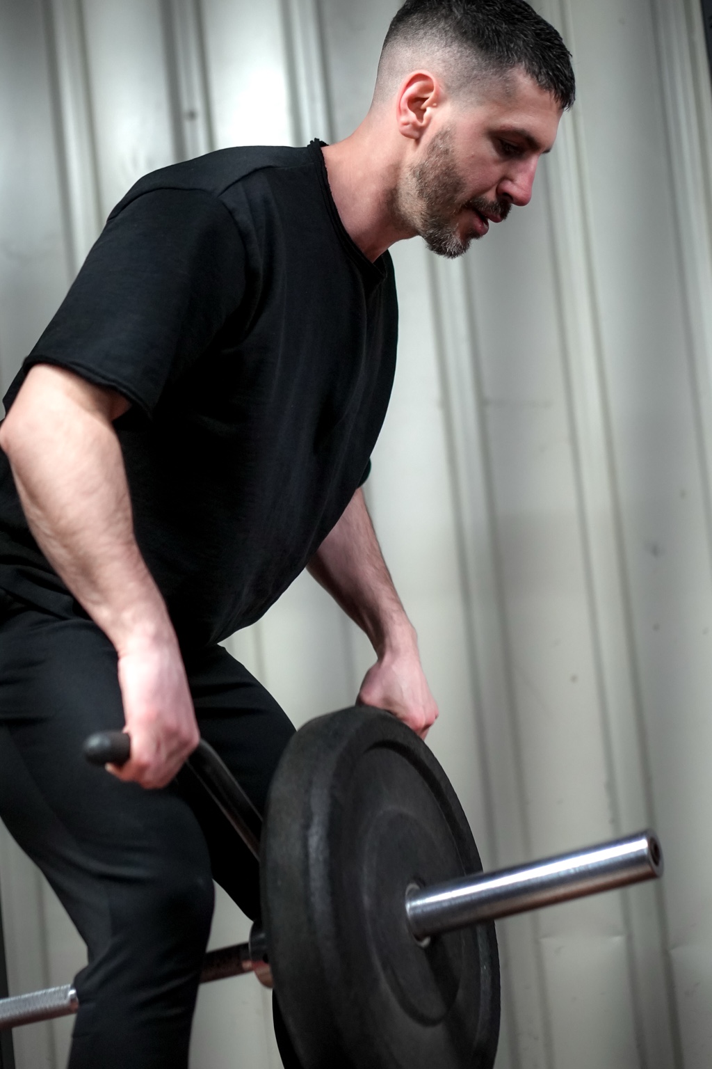 Alexandros training in the gym