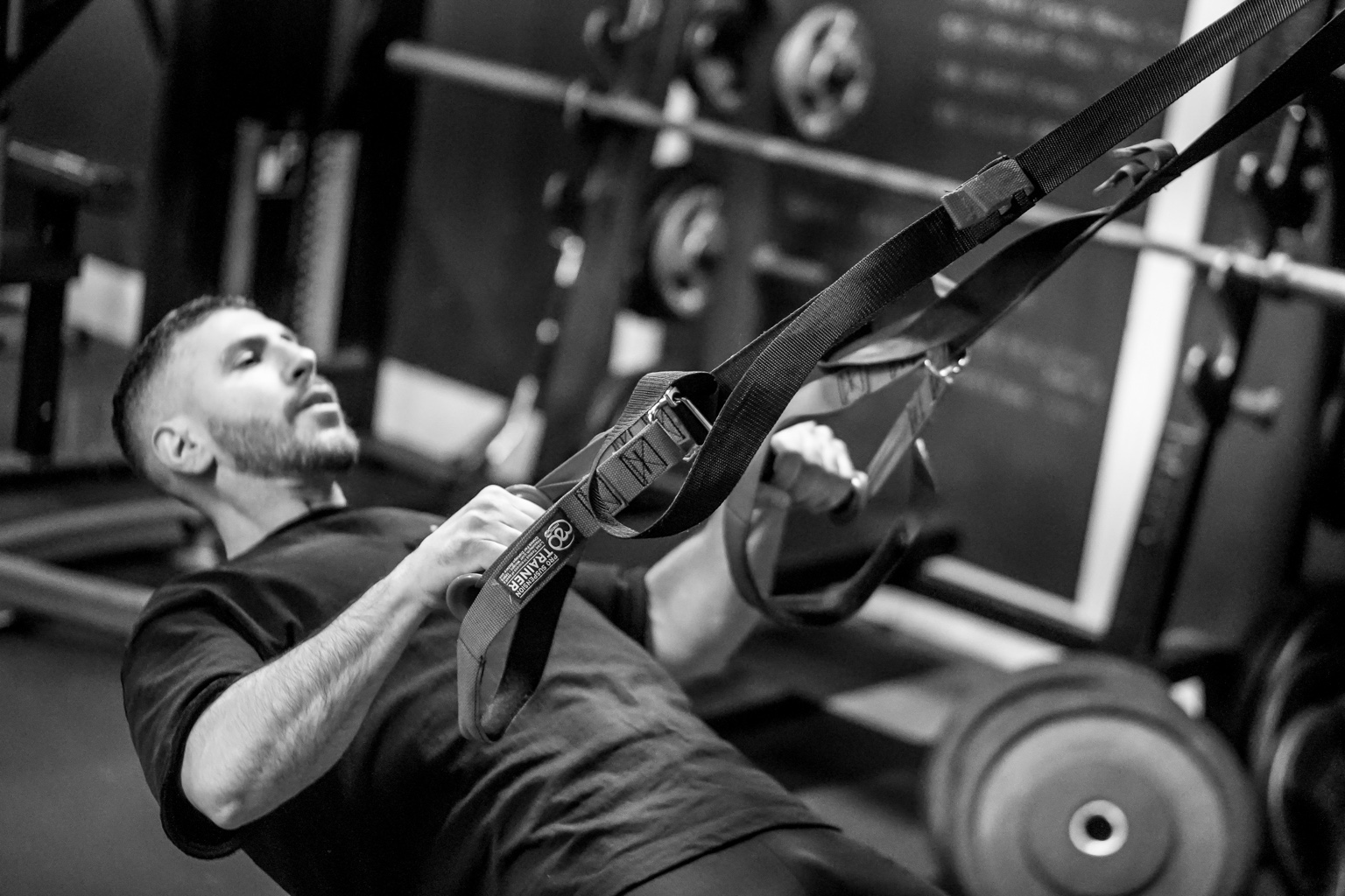 Alexandros training in the gym