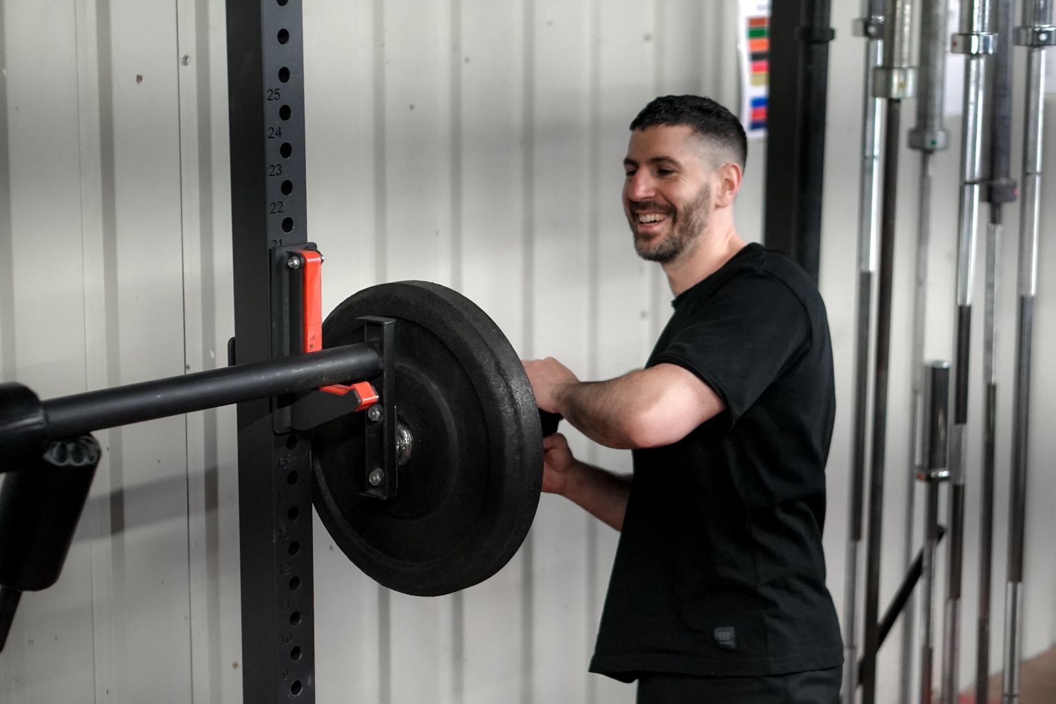 Alexandros training in the gym