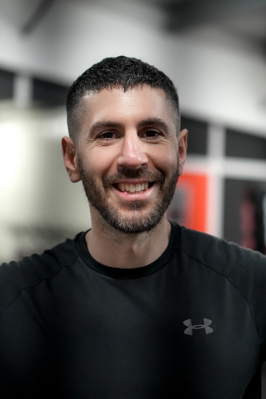 Alexandros training in the gym