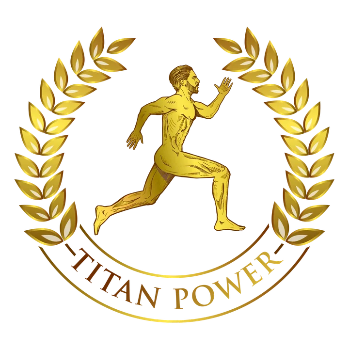 Το χρυσό λογότυπο του Titan Power, εμπνευσμένο από την αρχαιοελληνική κληρονομιά
